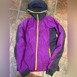 First Ascent purple wind breaker